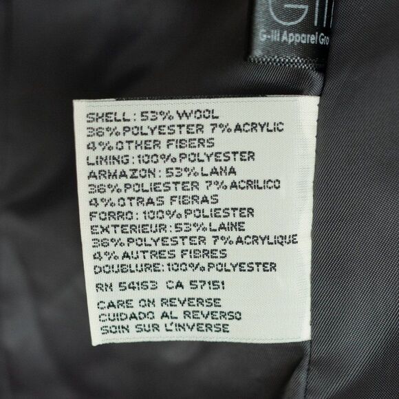 Women's Gray Kenneth Cole‎ Hooded Wool Blend Pea Coat size 6 - Picture 9 of 12